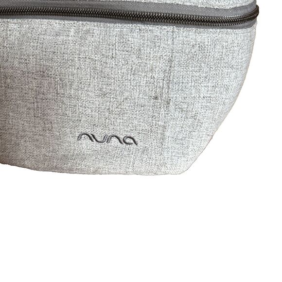 Nuna Stroller Sling Shoulder Bag  8 Compartments Color Curated Gray NEW - Picture 10 of 11